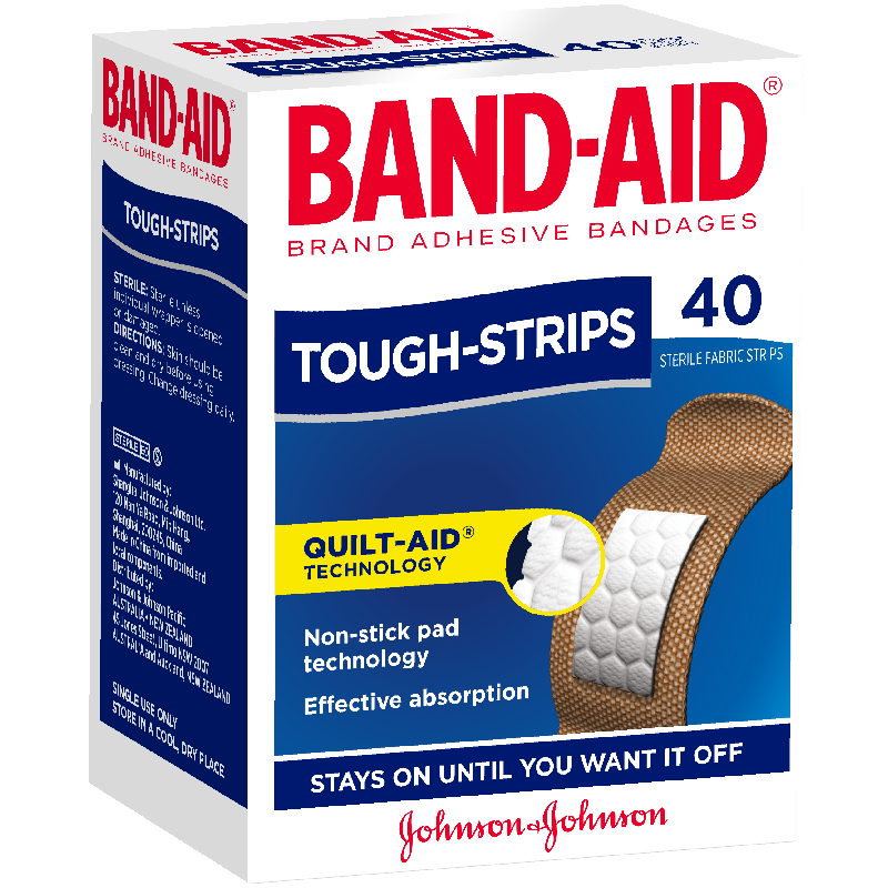 Tough Strips 40, BAND-AID® Brand Adhesive Bandages